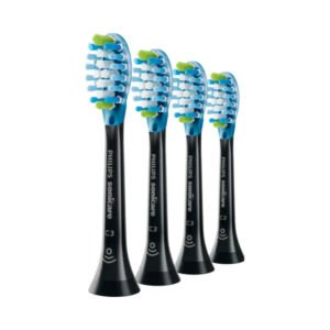 Philips Sonicare - Premium Plaque Control Brush Heads (4-Pack) - Black